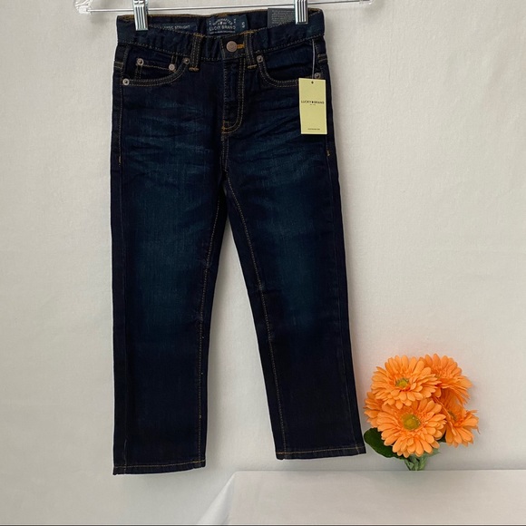 LUCKY BRAND boy’s classic straight jeans, NWT - Picture 3 of 4
